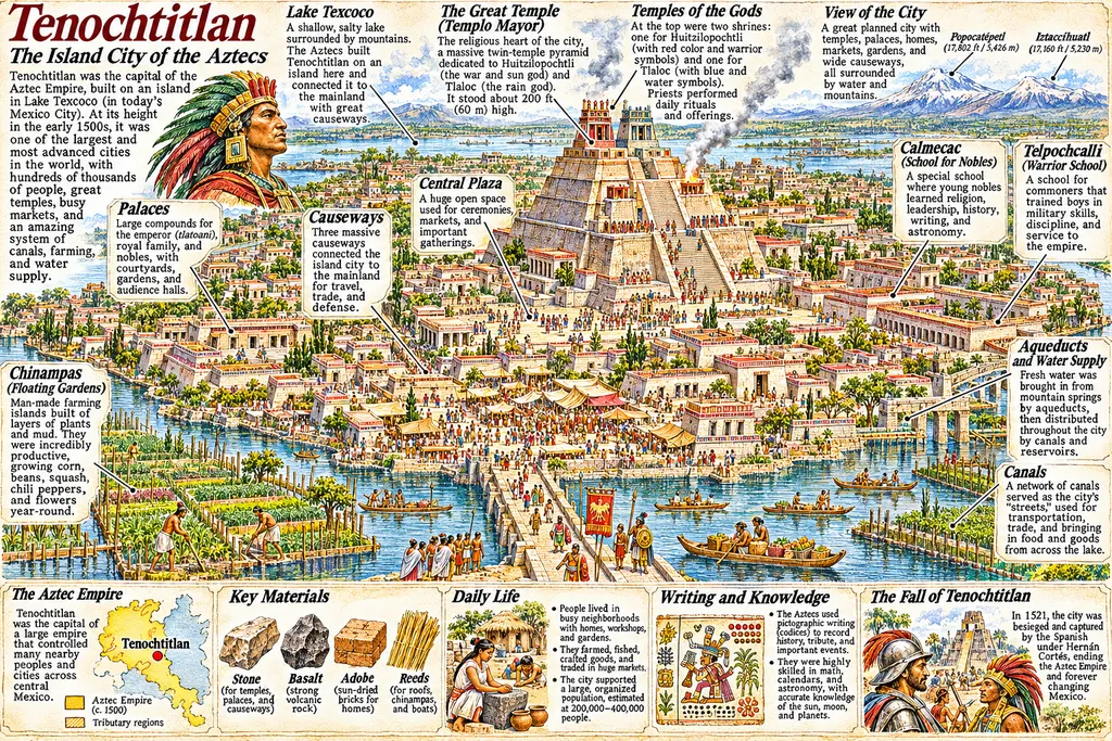 Tenochtitlan: The Island City of the Aztecs