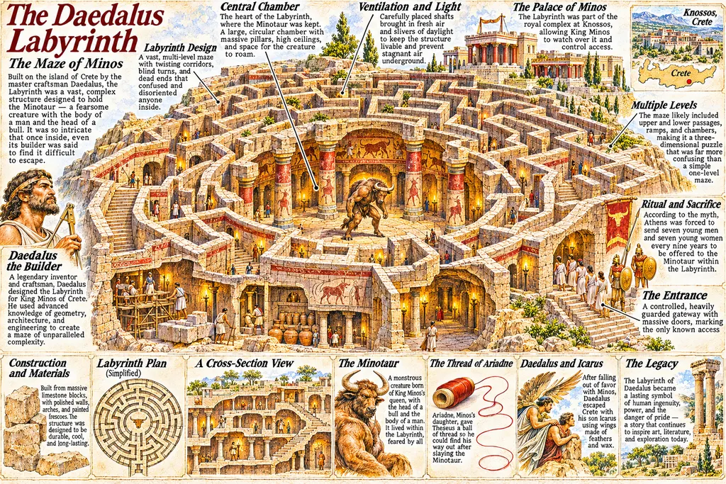 The Daedalus Labyrinth: Myth in Stone