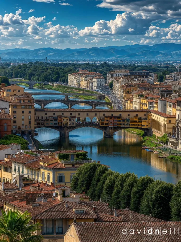 Florence Ponte Vecchio Piazzale Michelangelo