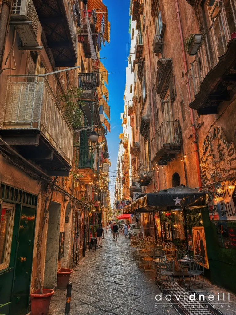 Italy Naples Street view