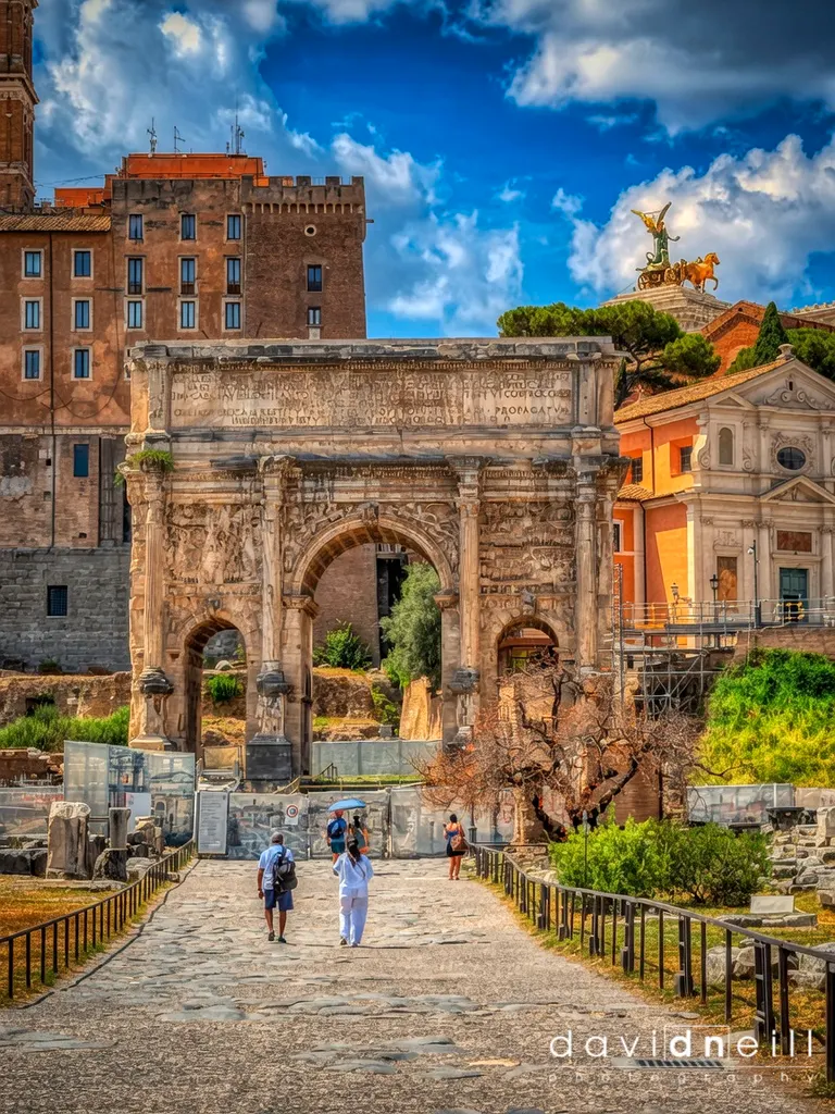 Italy Rome Septimius Severus Arch